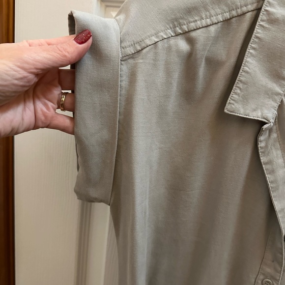 Cloth & Stone button up shirt dress. Super cute! - Picture 5 of 6